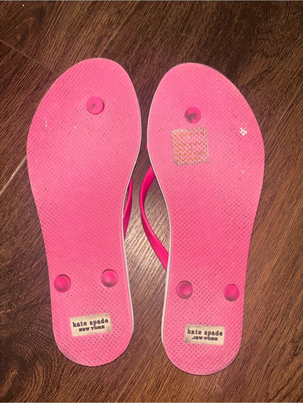 kate spade Pink Bow Floral Flip Flops - Picture 4 of 6